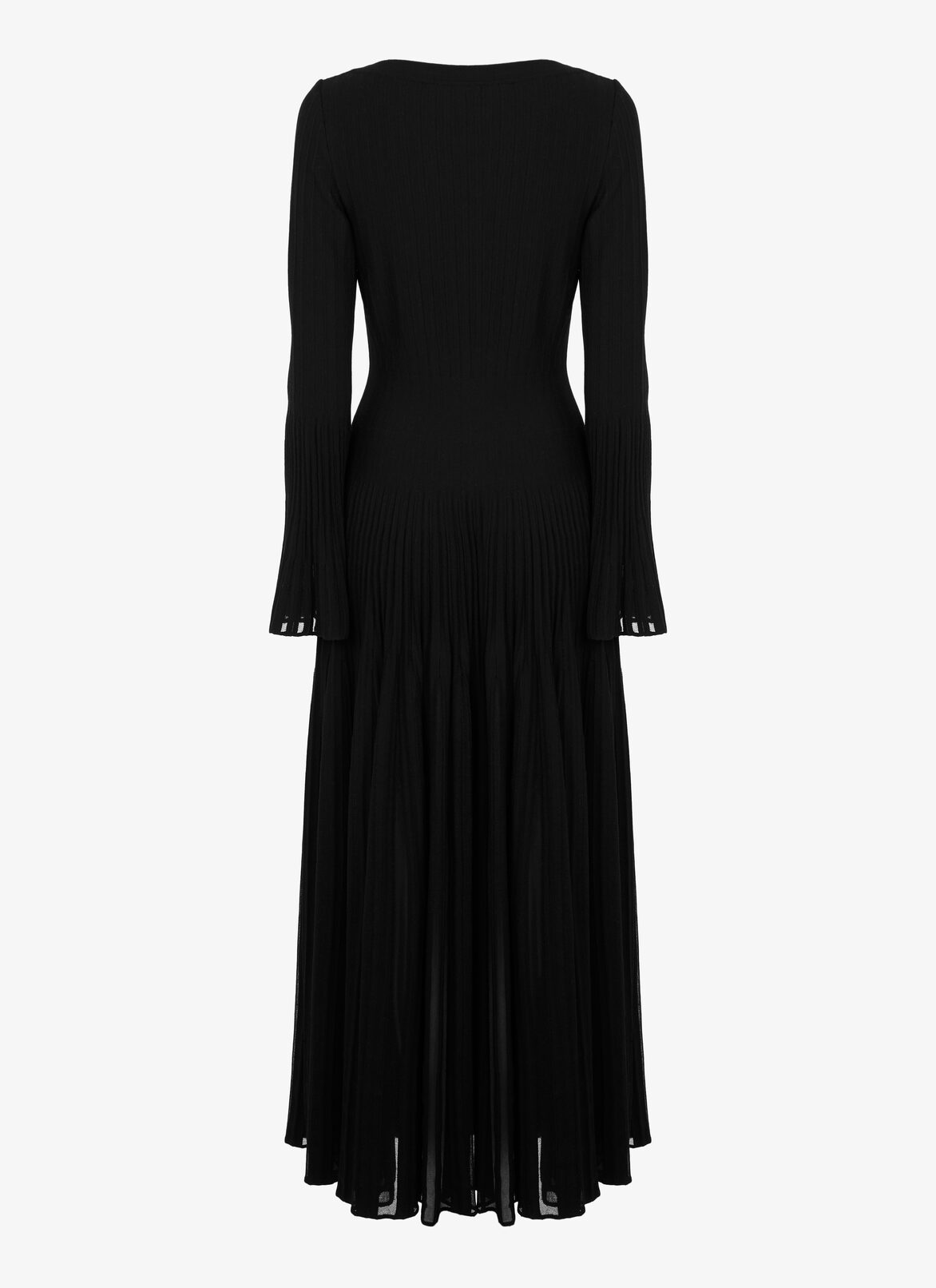 LONG SLEEVE DRESS ENTRE DEUX BLACK ALAÏA  LONG SLEEVE DRESS ENTRE DEUX BLACK NERO